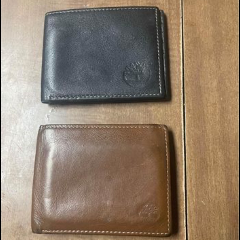 Timberlands leather wallet